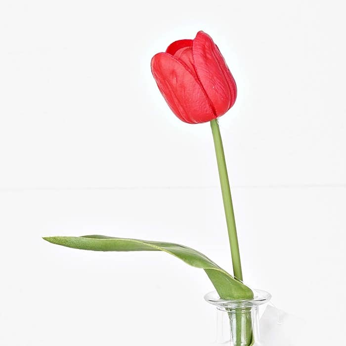 Real Touch Tulips Red