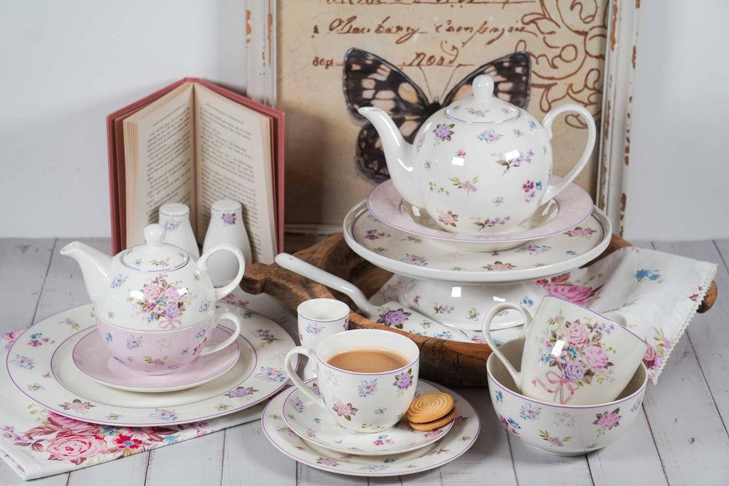 Flora Tea Cup With Saucer