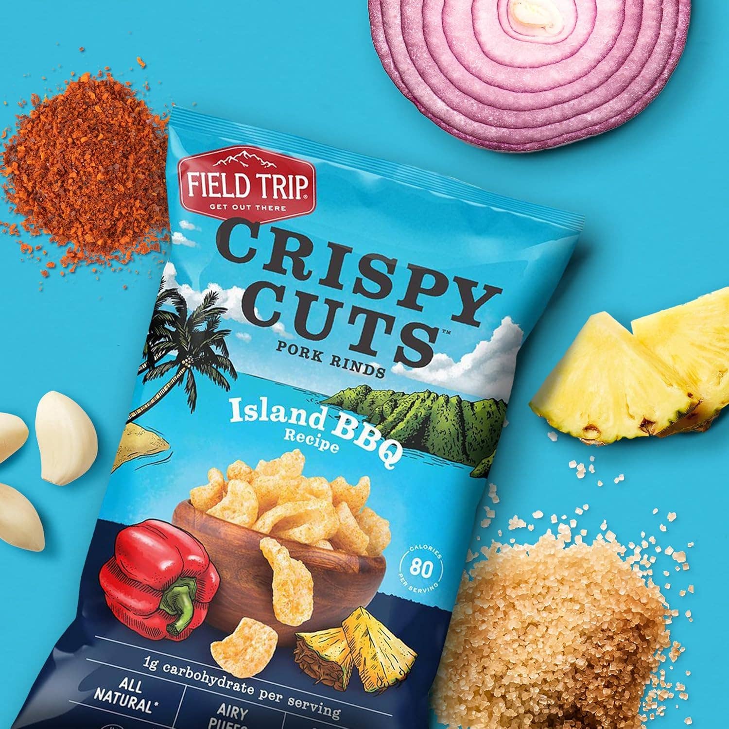 Crispy Cuts Island BBQ Pork Rind (1oz)