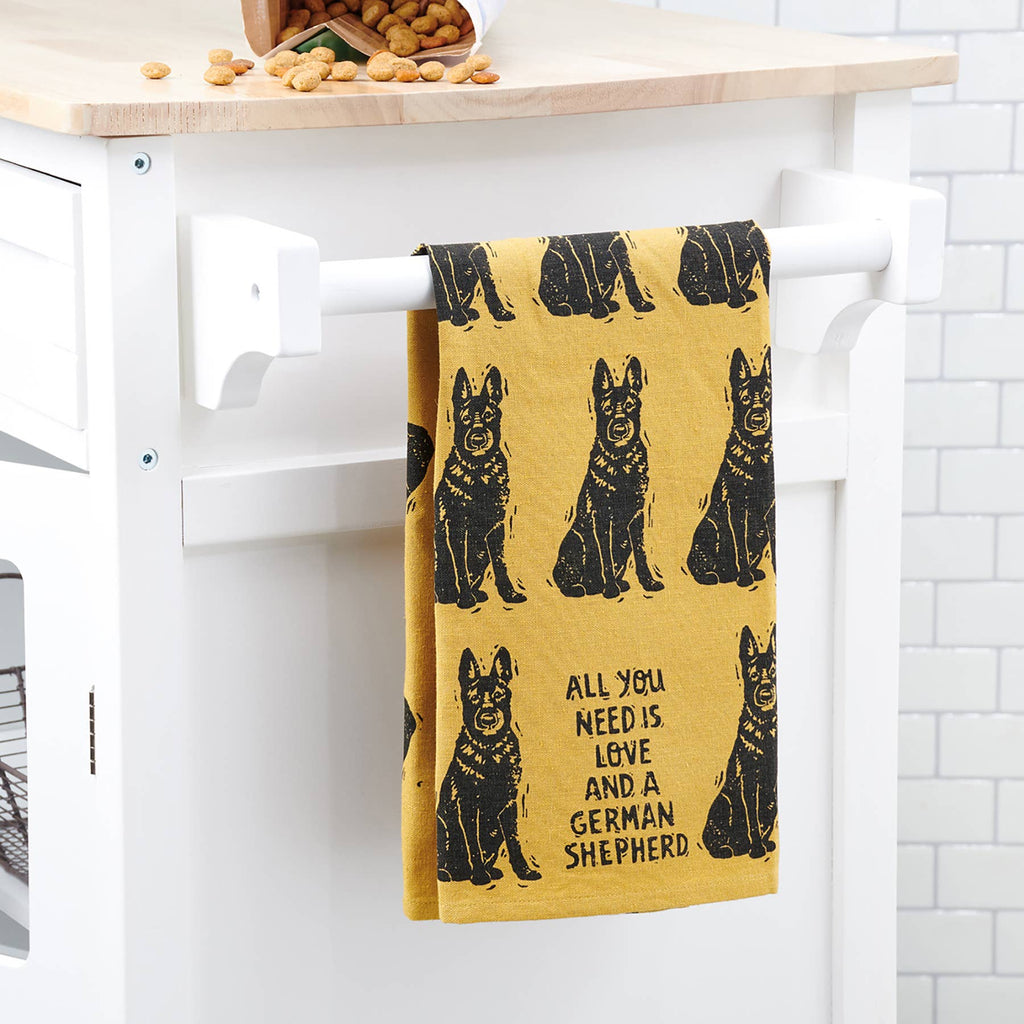 Love And A Shepherd Kitchen Towel