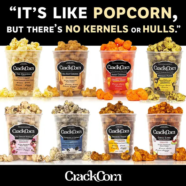 Crack Corn / Puffy Pop - Dubai Chocolate (4 oz)