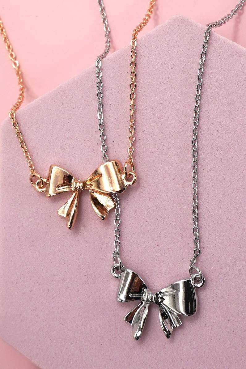 The Mini Bow Necklace