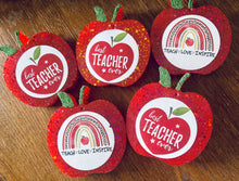Load image into Gallery viewer, Teacher Apple Car Freshie
