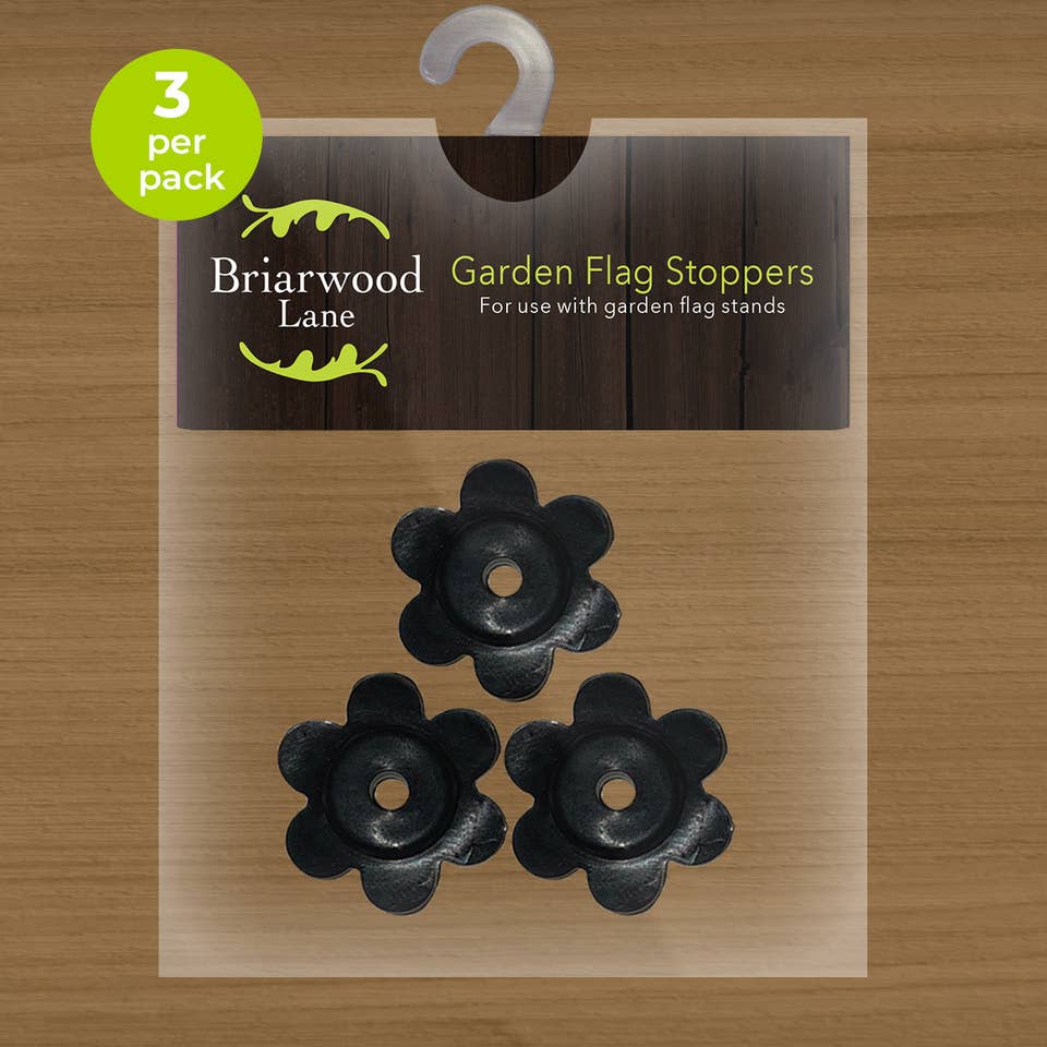 Floral Design Garden Flag Stand Rubber Stoppers (3-pack)