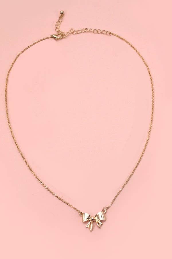 The Mini Bow Necklace
