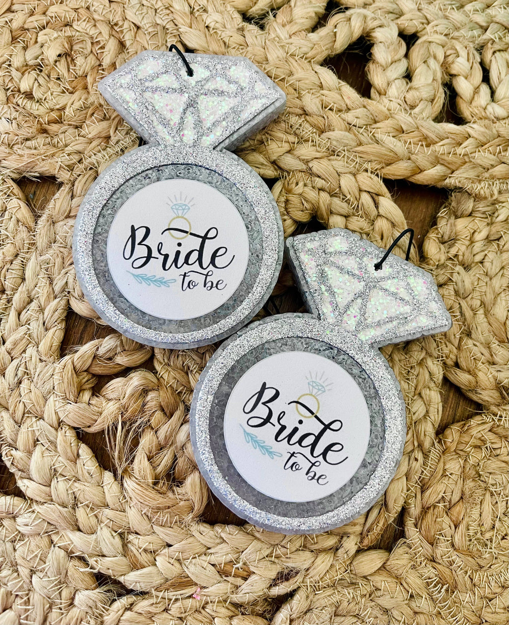 Bride To Be Ring Car Freshie