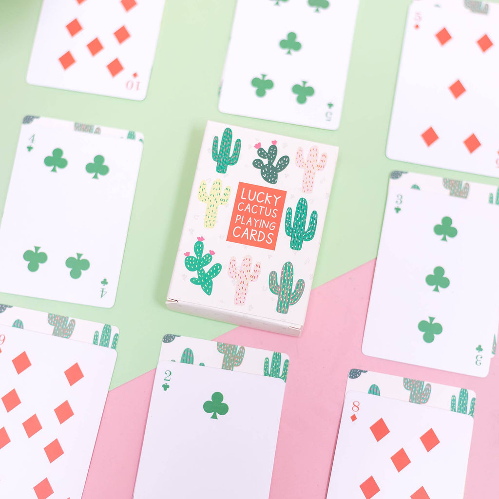 Lucky Cactus Deck Of Playing Cards