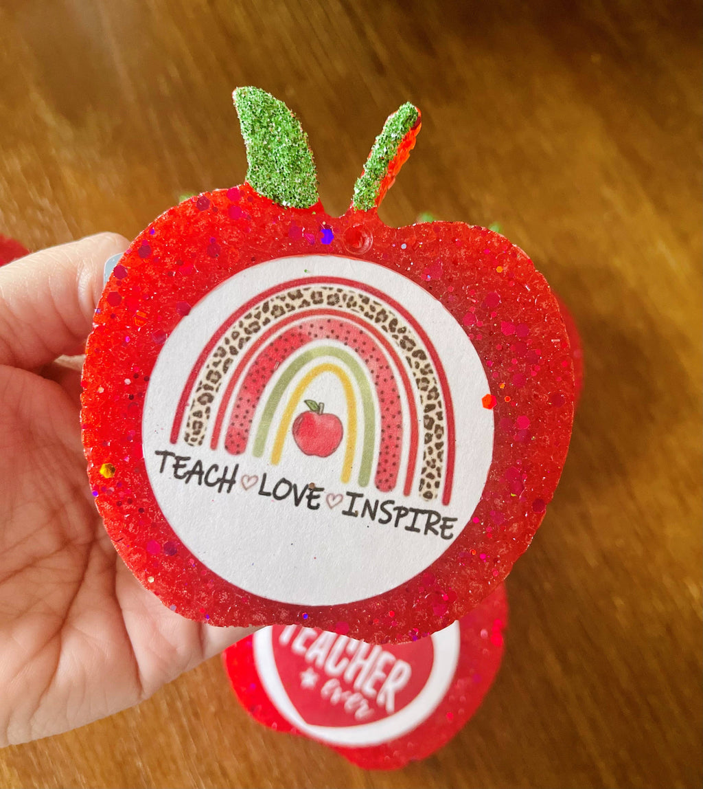 Teacher Apple Car Freshie