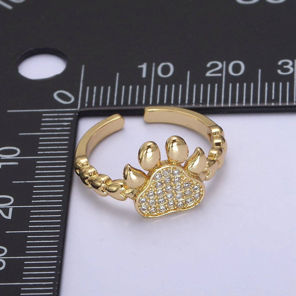 Paw Print Ring