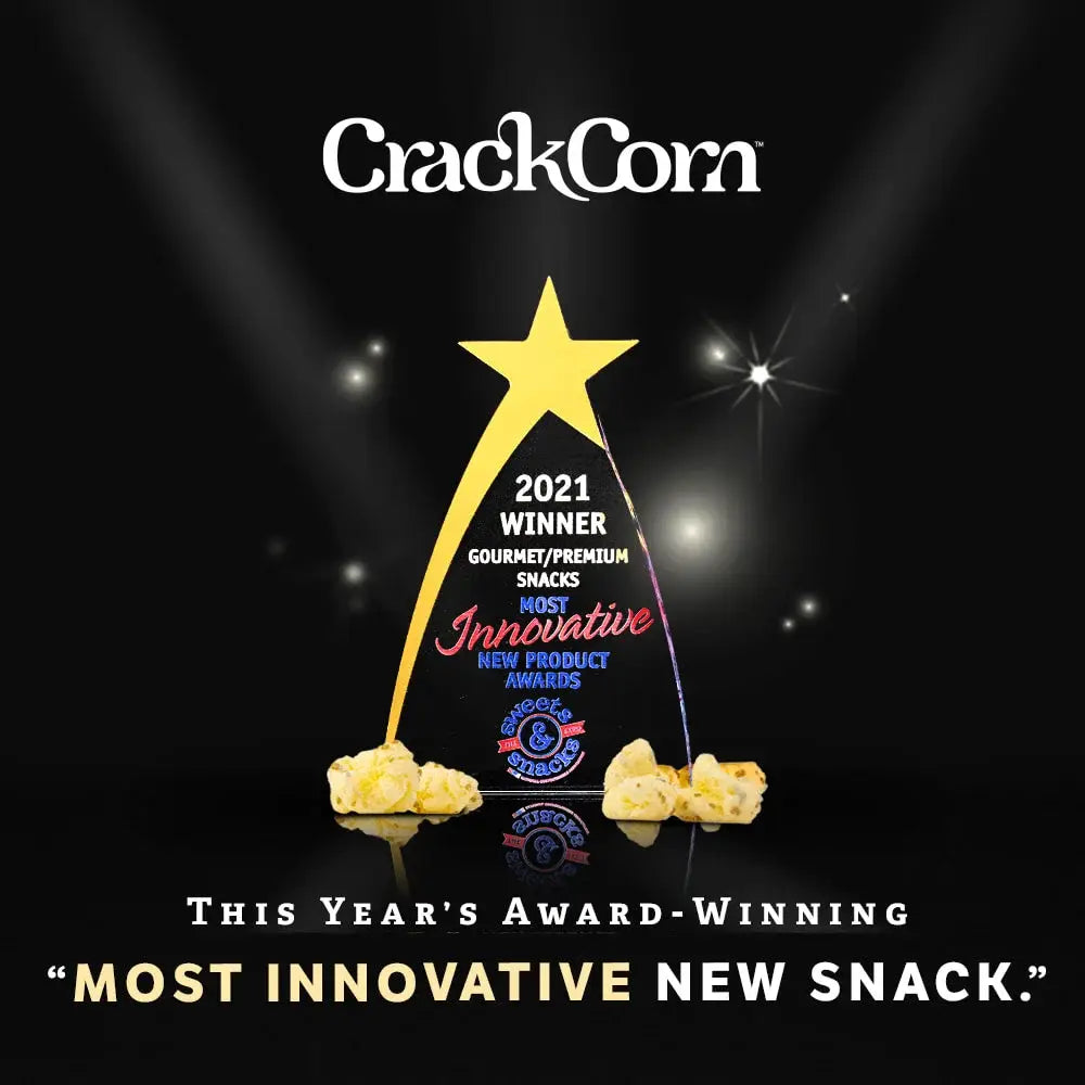 Crack Corn / Puffy Pop - Cookies & Crème (4 oz)