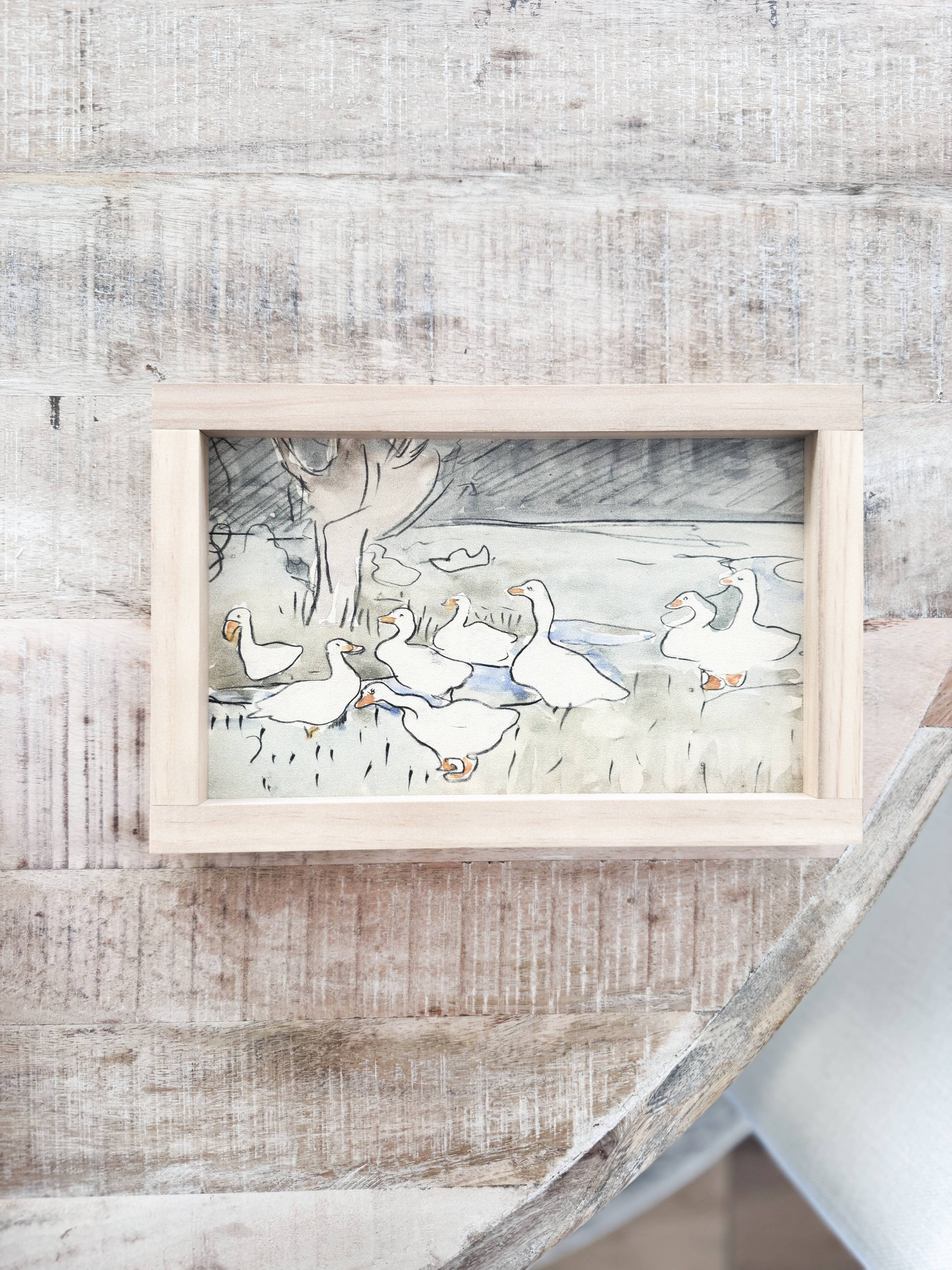 Swans Vintage Inspired Sign