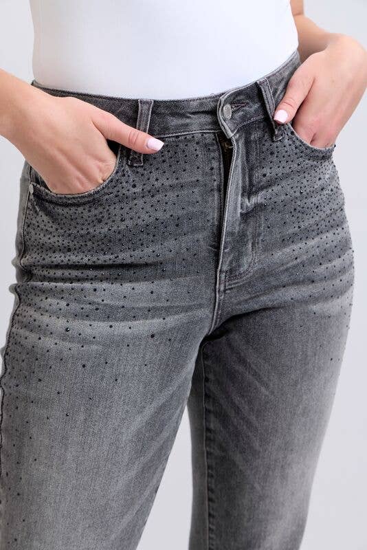 The Rhinestone Love Jeans