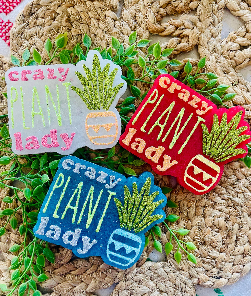Crazy Plant Lady Car Freshie 