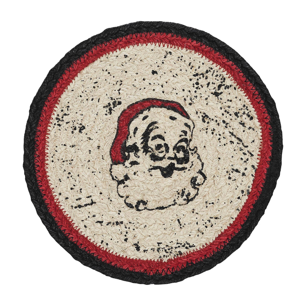 Jolly Ole Santa Jute Trivet