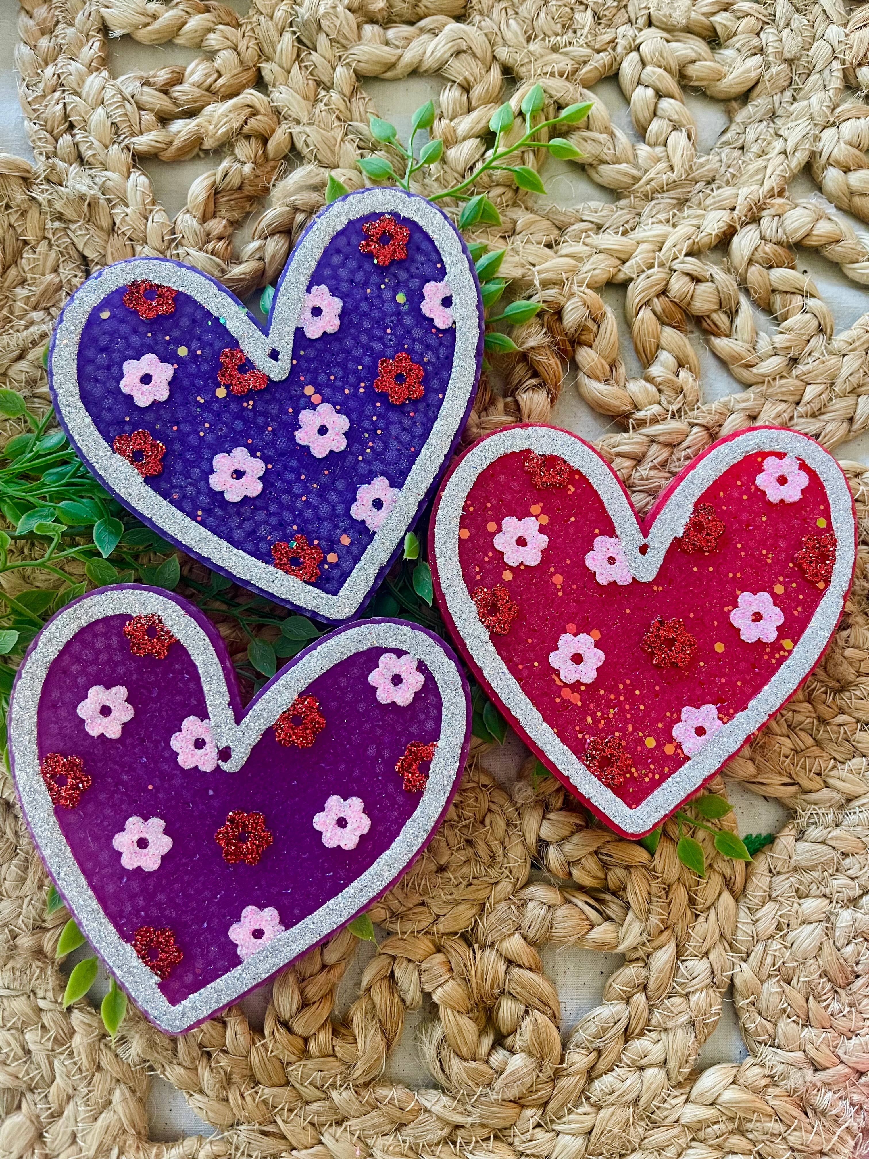 Floral Heart Car Freshie