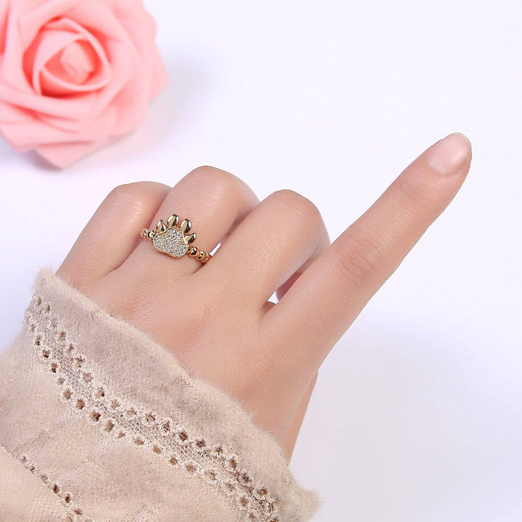 Paw Print Ring