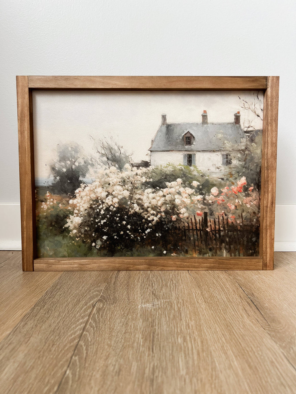 The Cottage Floral Sign