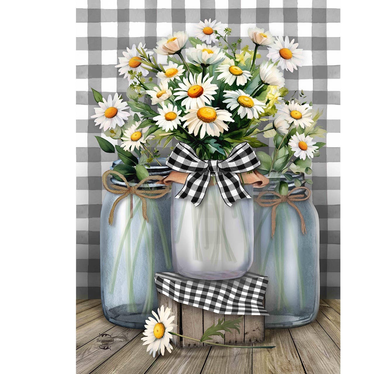 Farmhouse Jars Garden Flag