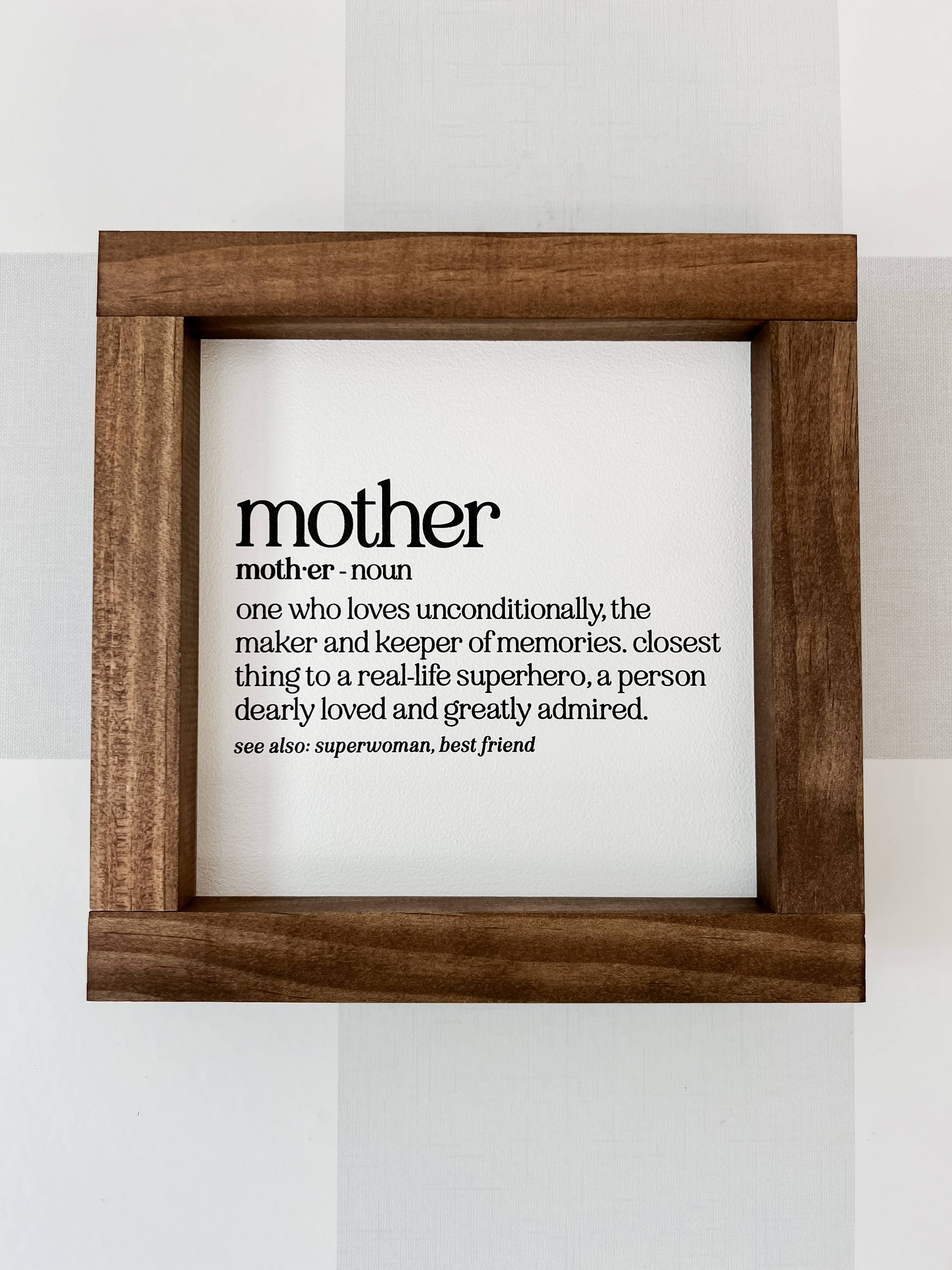 Mother Definition Wall Art
