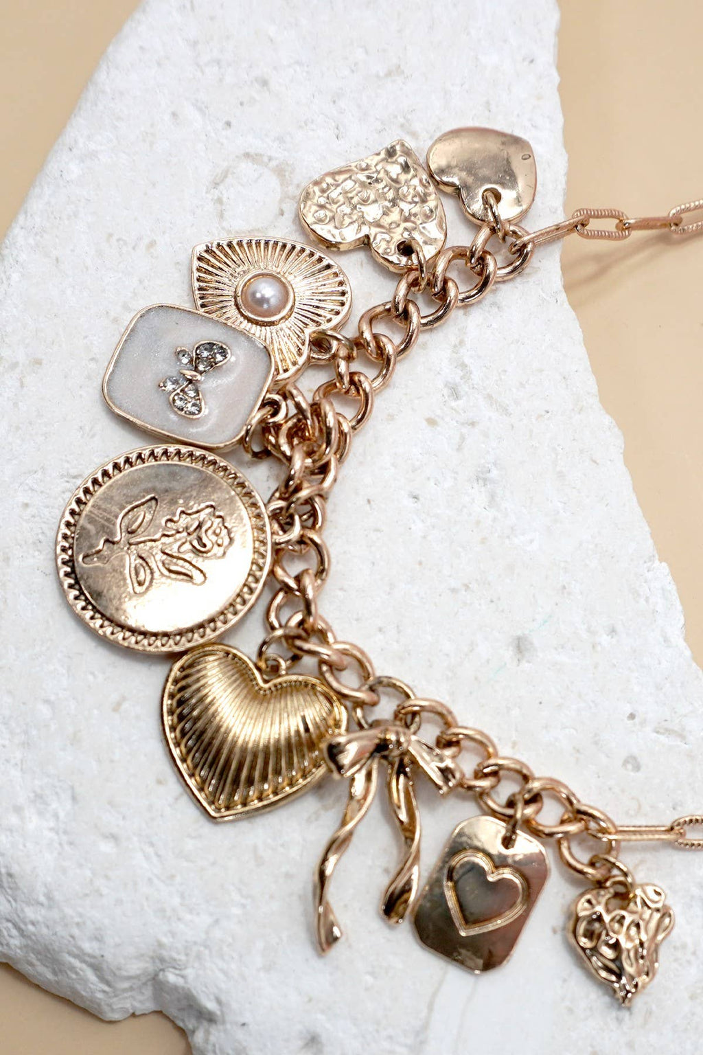 The Cluster Bow Charm Necklace