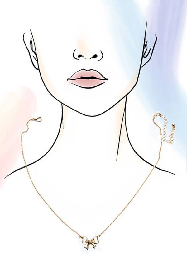 The Mini Bow Necklace