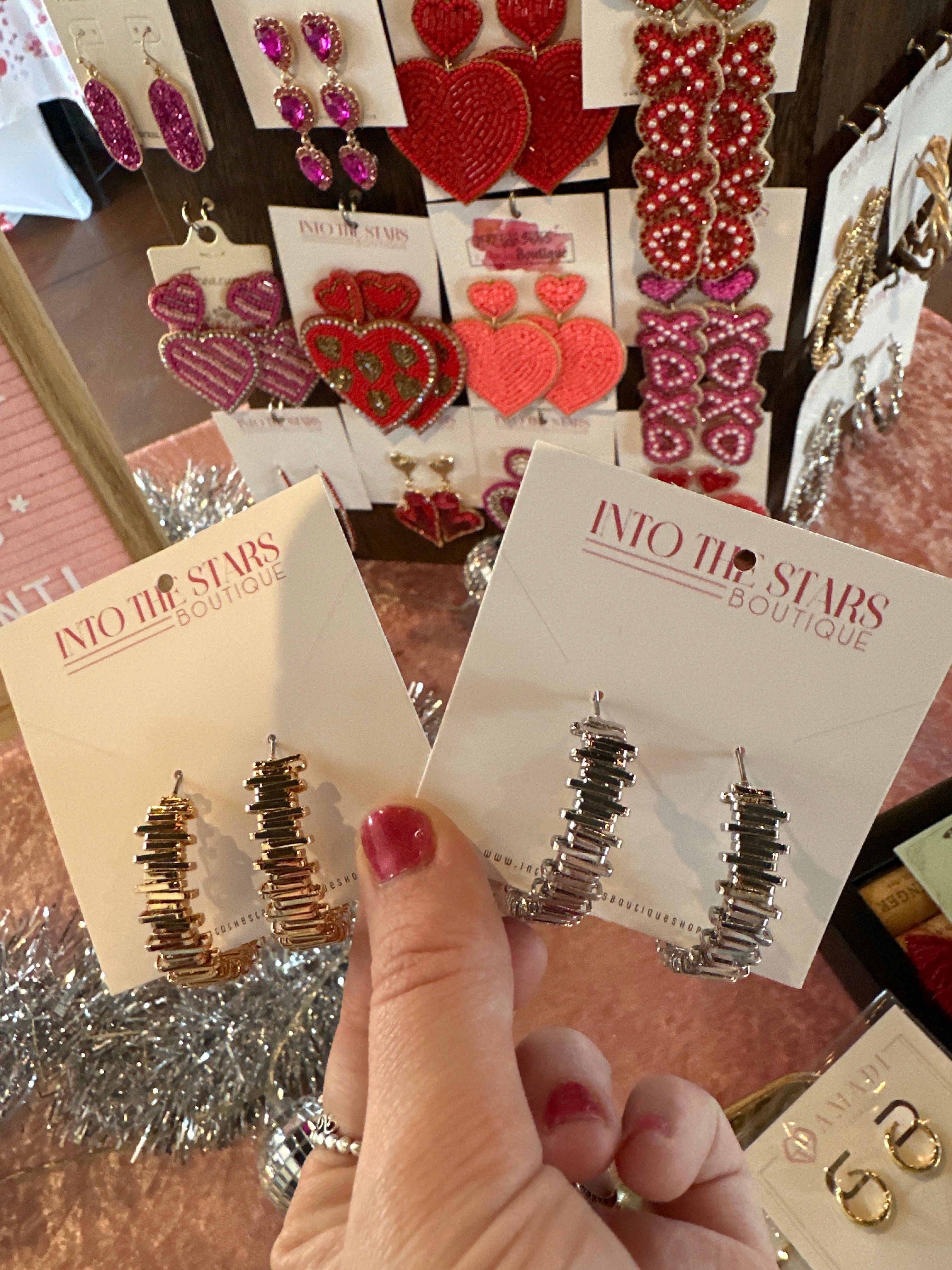 Staple Hoop Earrings