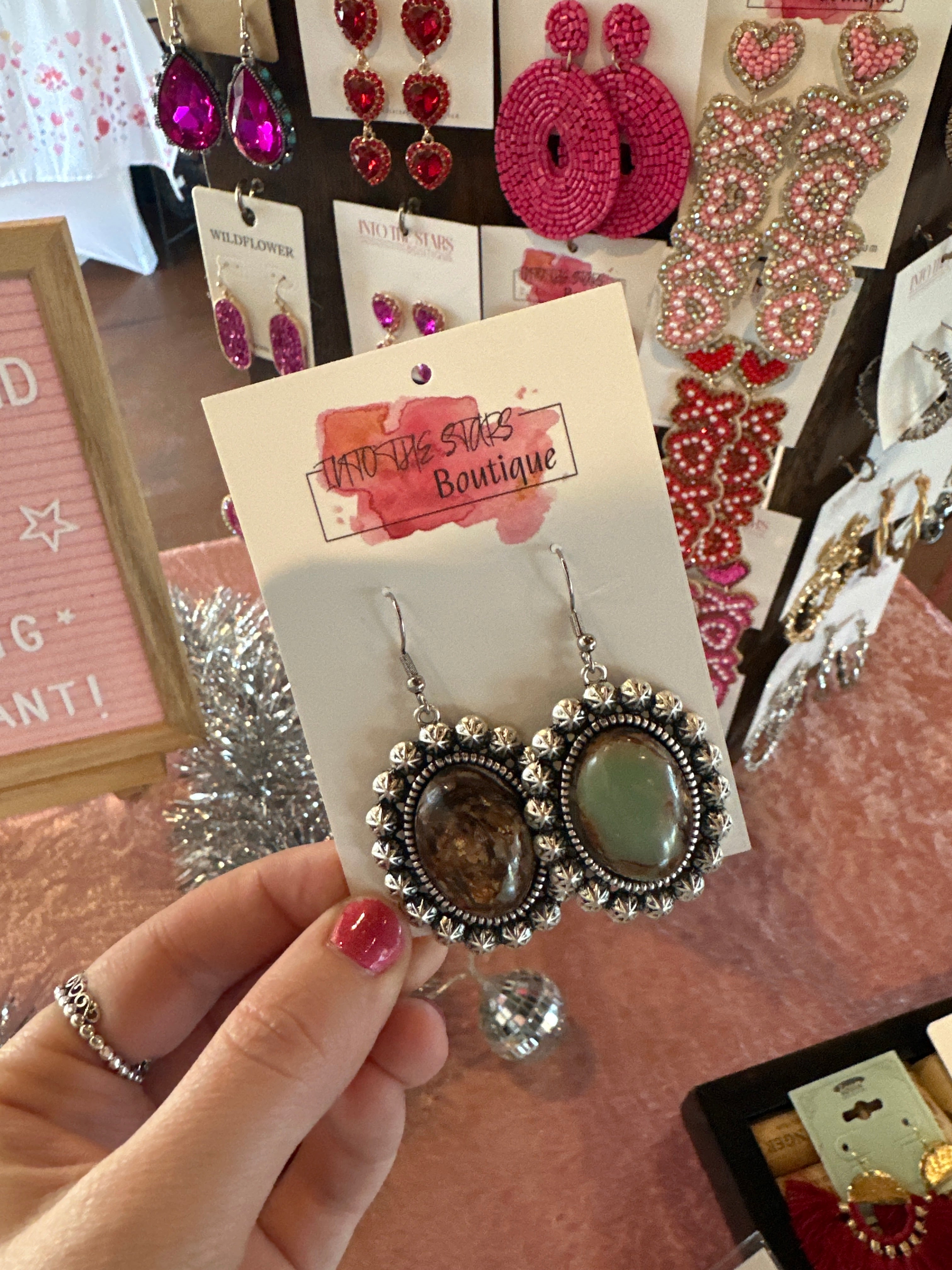 Star Hollow Earrings