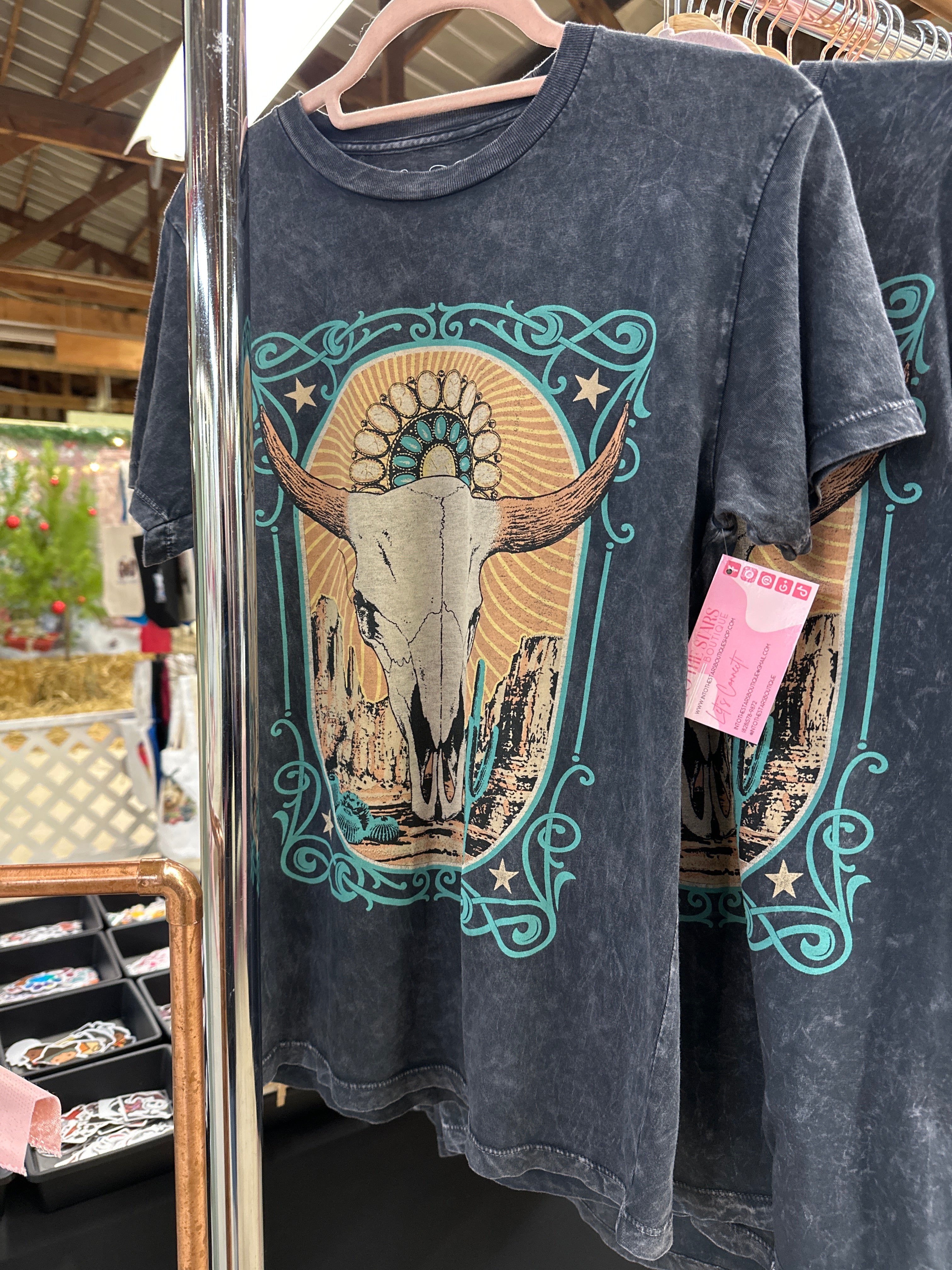 Cow Skull Graphic Tee