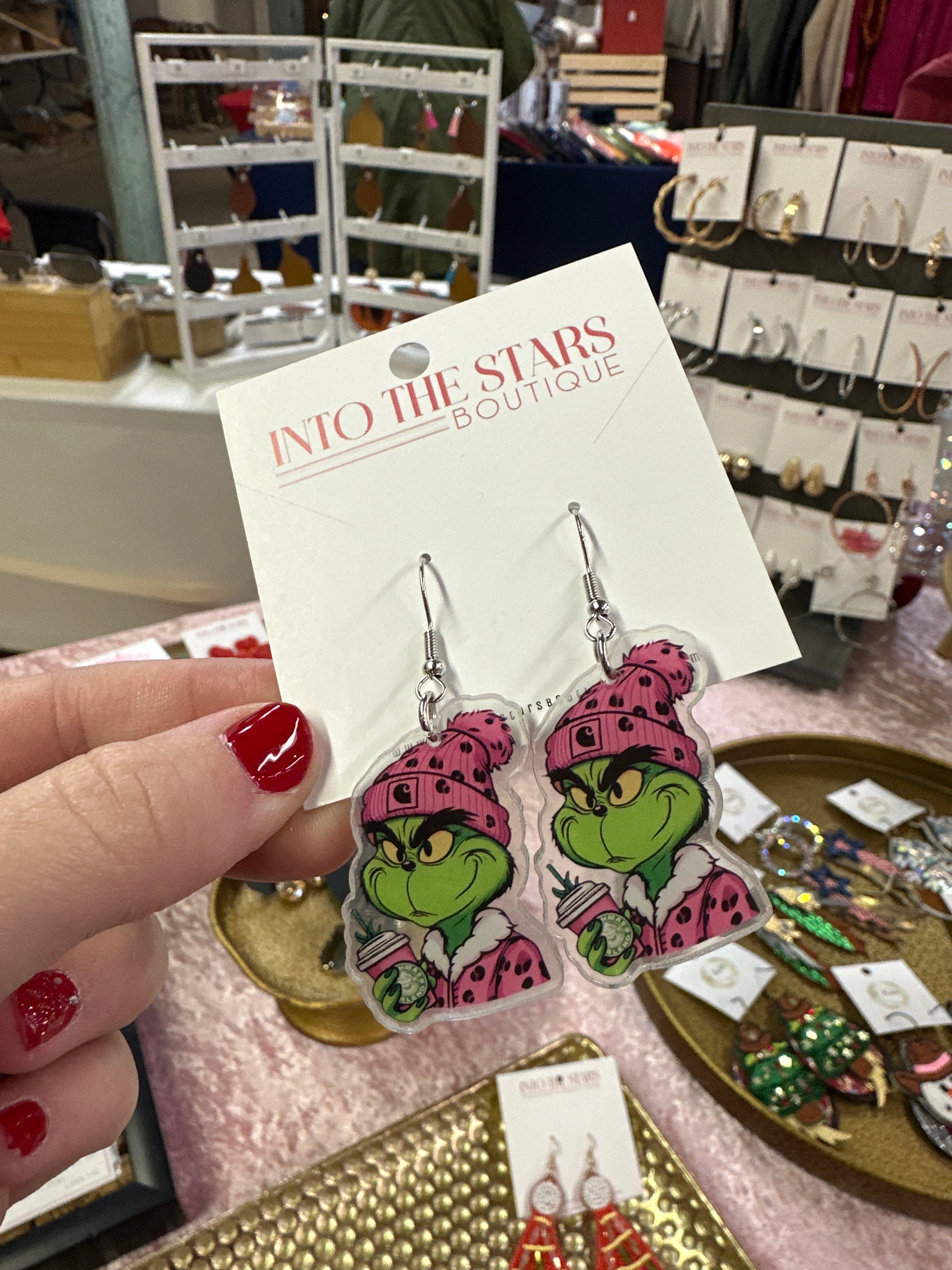 Grinch Earrings