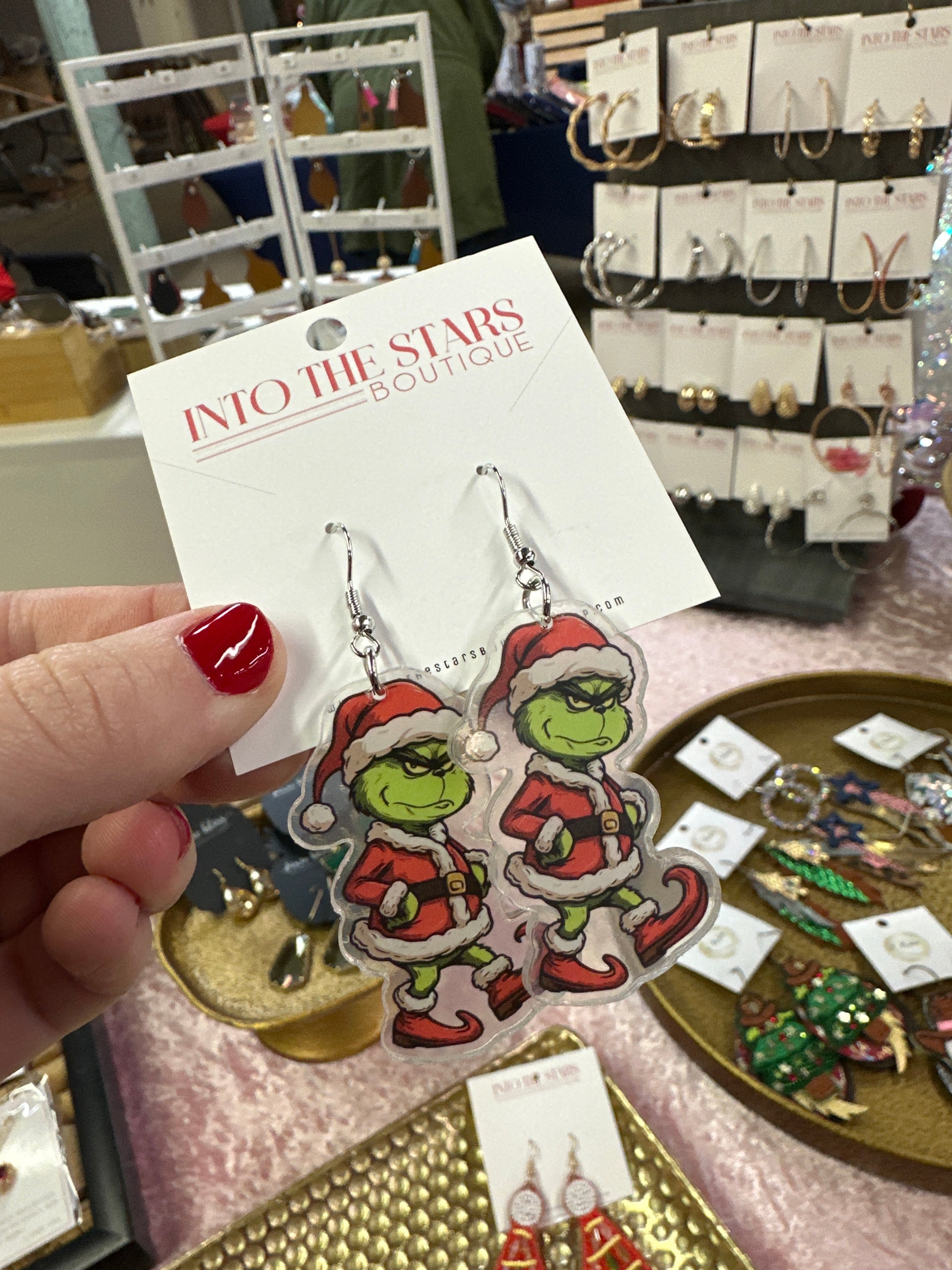 Grinch Earrings
