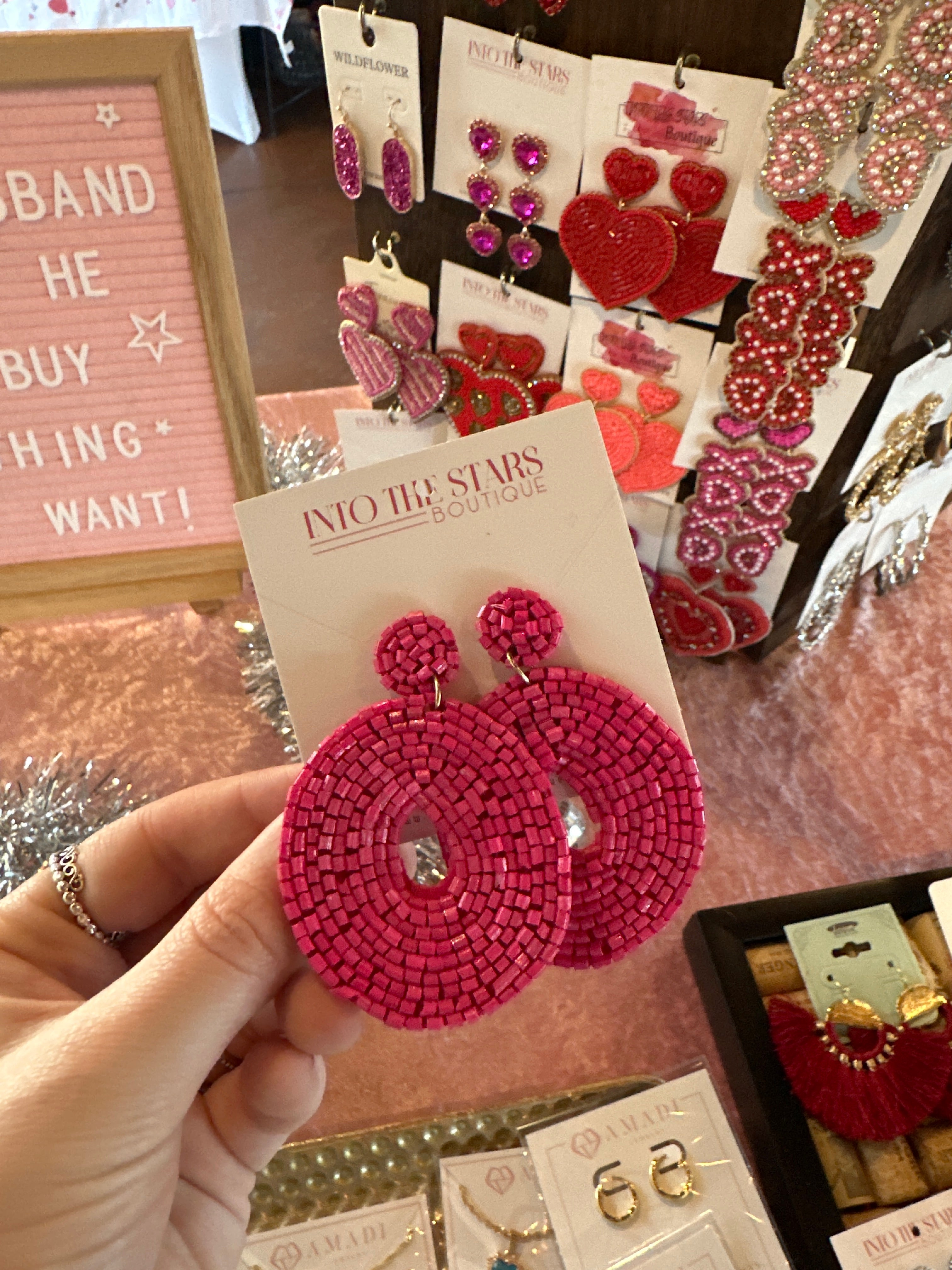 Alder Seed Bead Earrings