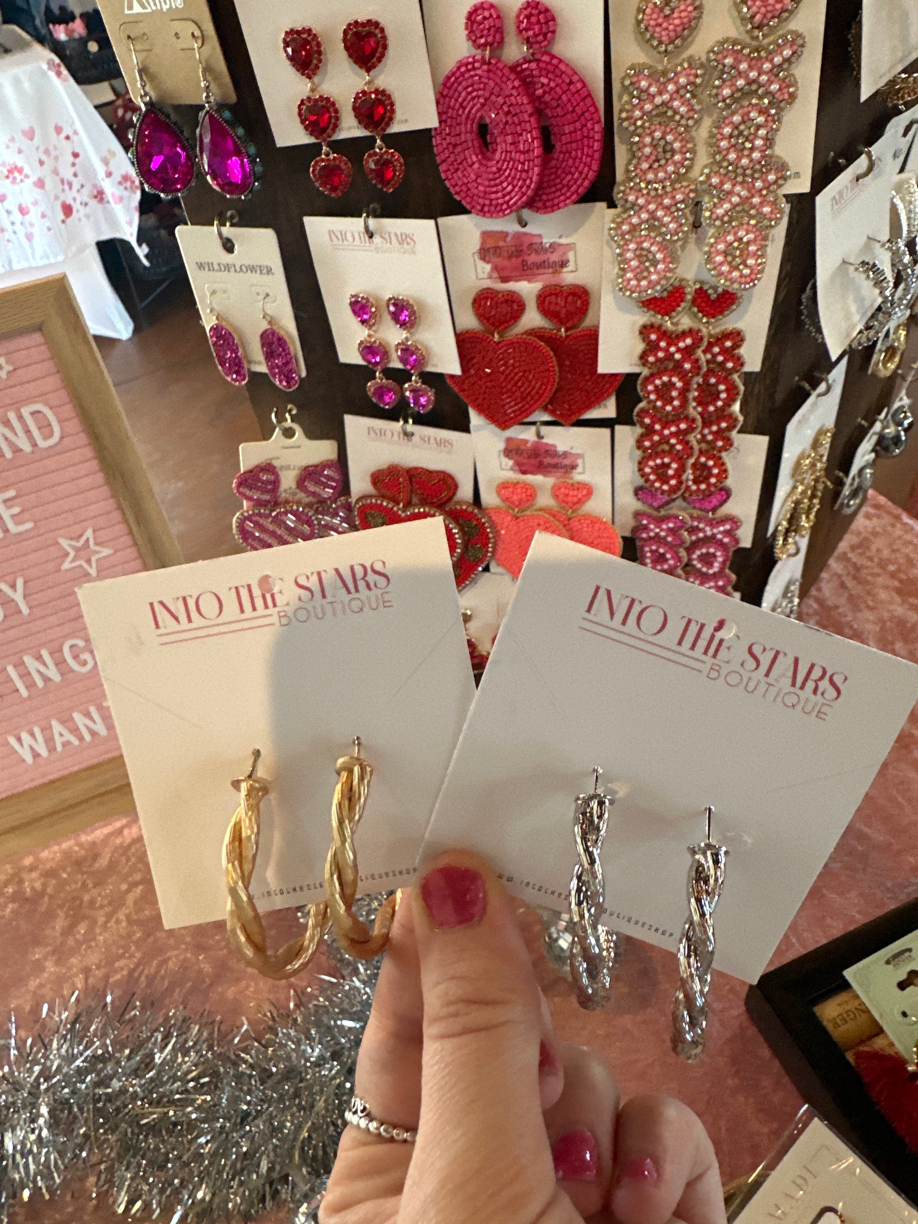 Twist Rope Hoop Earrings